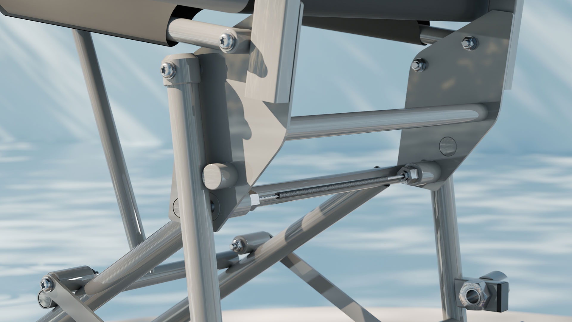 Tek elle kullanılabilen kablo sistemi ile katlama & açma